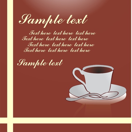 Cup of coffee backgroundのイラスト素材