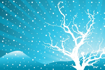 Abstract winter backgroundのイラスト素材