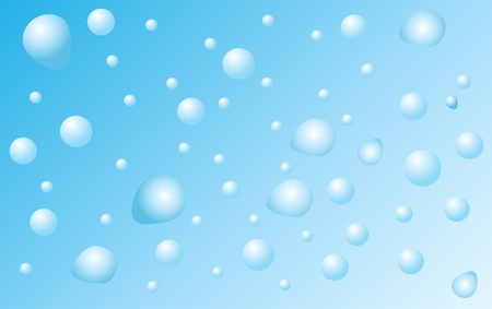 bubbles in the layer of waterのイラスト素材