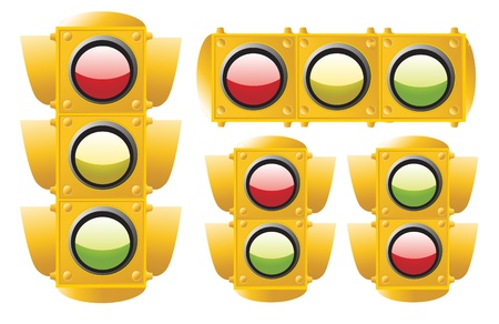 traffic lightのイラスト素材