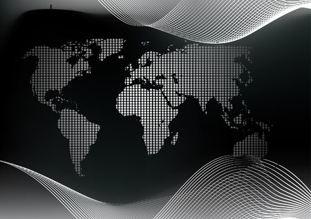 World map のイラスト素材
