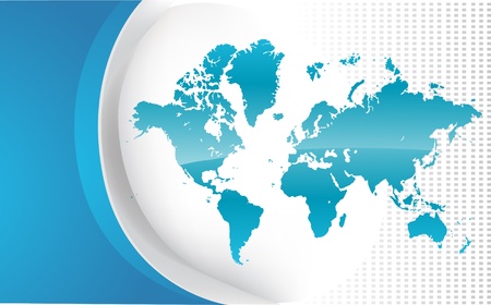 World map のイラスト素材