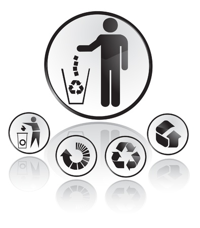 recylce signsのイラスト素材