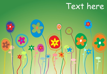 vector floral backgrounds designのイラスト素材