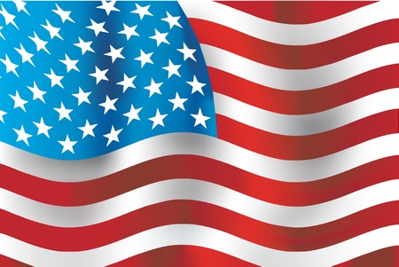 USA flag のイラスト素材