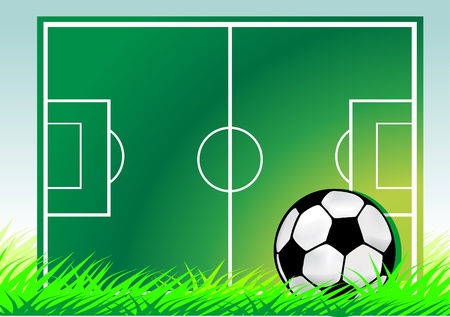 Vector football game ballのイラスト素材