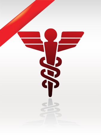 caduceus pharmacyのイラスト素材