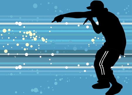 rapperのイラスト素材
