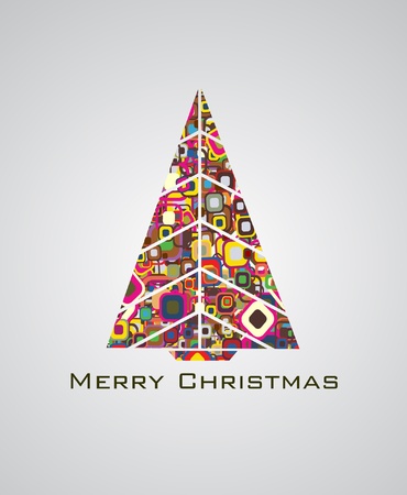 Abstract christmas treeのイラスト素材