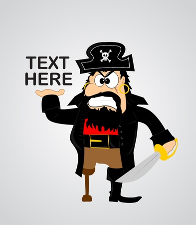 Cartoon pirateのイラスト素材