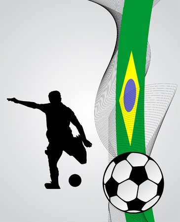 soccer player vectorのイラスト素材