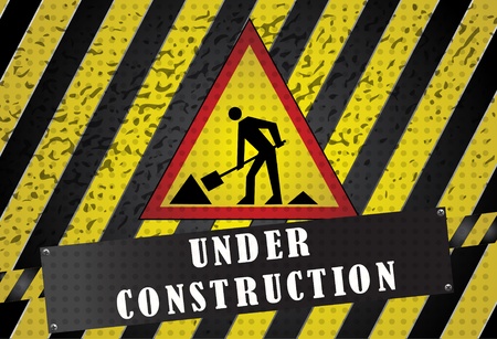 Under constructionのイラスト素材