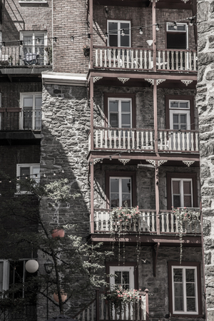 Appartment in Old Quebec Cityの写真素材