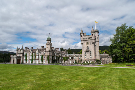 Balmoral Castle - The Royal Castle in Scotlandのeditorial素材