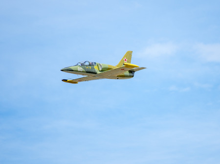 The Aero Vodochody L-39C Albatross jet fighter made in Czechoslavakia in 1973