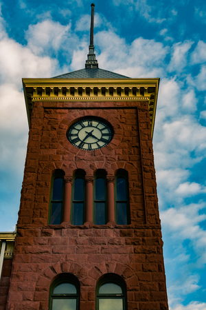 a clock tower.の写真素材