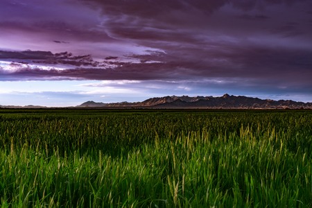 storm clouds migrating.の写真素材