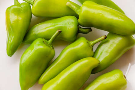 Fresh green chilliesのeditorial素材