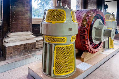 Electric motors of Abbey Mills sewage pumping stationのeditorial素材