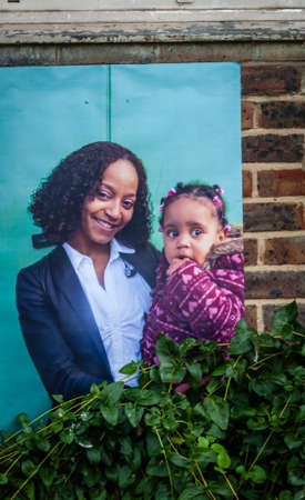 My family has been displaced from London by Newham Council, social cleansing people with low income, demonstration, Londonのeditorial素材