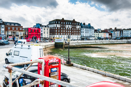 London, United Kingdom, 2 July, 2017: Margate beach and promenade, Margate, Kent, Englandのeditorial素材