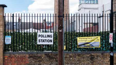 Newham, London, United Kingdom, 06 May, 2021: Referendum, Newhamâs electors have a once in a generation opportunity to change how are governed, to ensure power is shared not one all powerful Mayorのeditorial素材