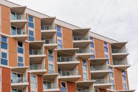 Riverscape Luxury new-build riverside apartments in Silvertown, Newham, London,  England, June 19,...