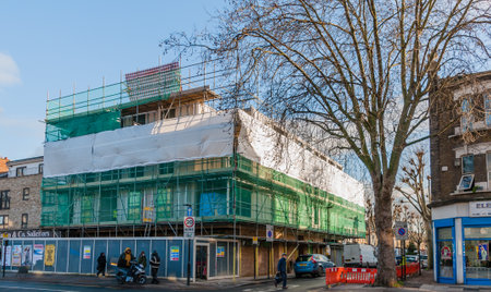London, United Kingdom, 19 January 2023: Barking Road development, East Ham, Newhamのeditorial素材