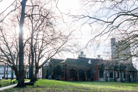 London, United Kingdom, 30 January 2023: All Saints, West Ham is the cathedral church of Newham, and Christian worship has thrived here since 1130のeditorial素材