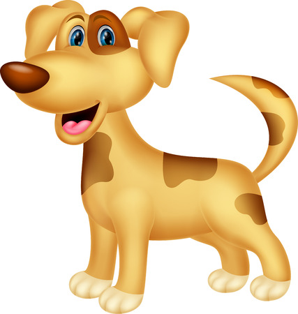 Dog cartoon character のイラスト素材