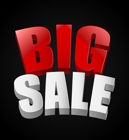 Big sale posterのイラスト素材