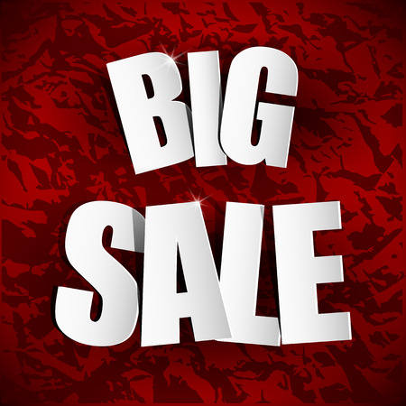 Big sale posterのイラスト素材