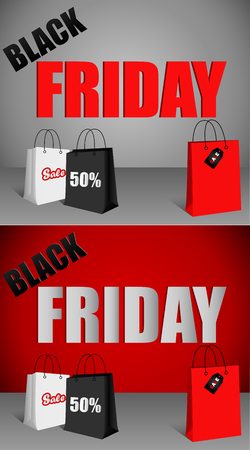 Black Friday Saleのイラスト素材