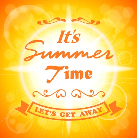 Summer sunshine backgroundのイラスト素材