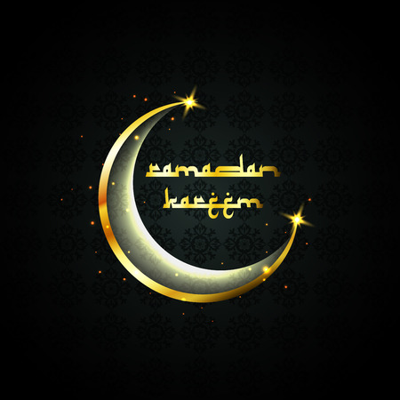 Vector Illustration Of Ramadan Kareem Greeting Cardのイラスト素材