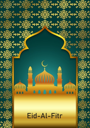 Vector Illustration Of Ramadan Kareem Greeting Cardのイラスト素材