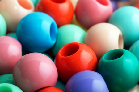 colorful beads backgroundの写真素材