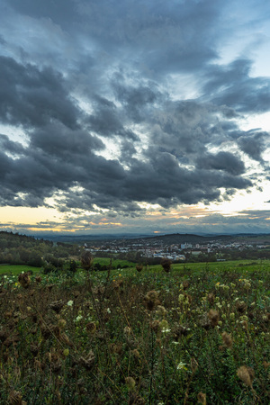 P?sek - nice town of South Bohemiaの写真素材