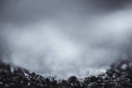 Monochrome vintage abstract background with bokeh defocused lights.の写真素材