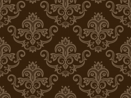 Seamless wallpaper  Vintage pattern wallpaper  Seamless texture   のイラスト素材