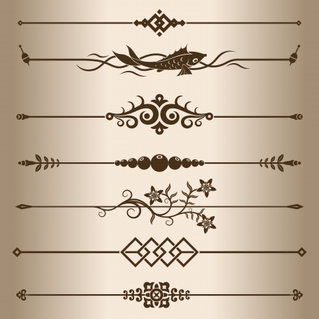 Decorative Lines Elements For Design Decorative Line Dividers