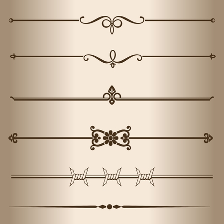Decorative Lines Elements For Design Decorative Line Dividers