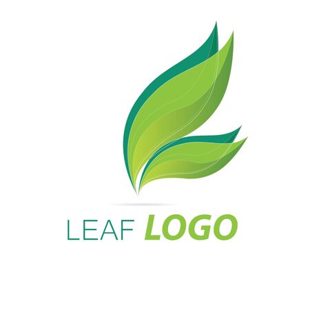 Green Leaf  Green Health  Template Fresh Plants Leaf Green Logotypeのイラスト素材