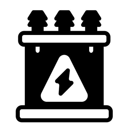 energy supply icon logo or illustration with solid stroke style vector design. perfect use for web, mobile app, pattern, design etc.のイラスト素材