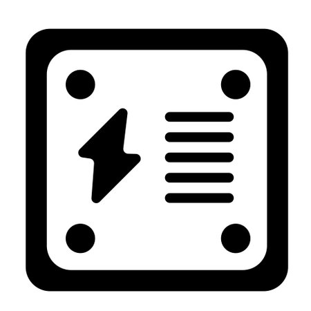 energy data icon logo or illustration with solid stroke style vector design. perfect use for web, mobile app, pattern, design etc.のイラスト素材