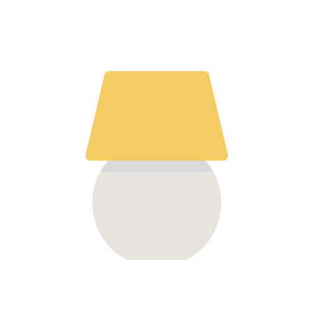 sleep lamp icon logo with flat illustration style vector. great for use web, mobile app, pattern, design etc.のイラスト素材