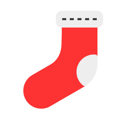 socks icon logo with flat illustration style vector design. great for use web, mobile app, pattern,...