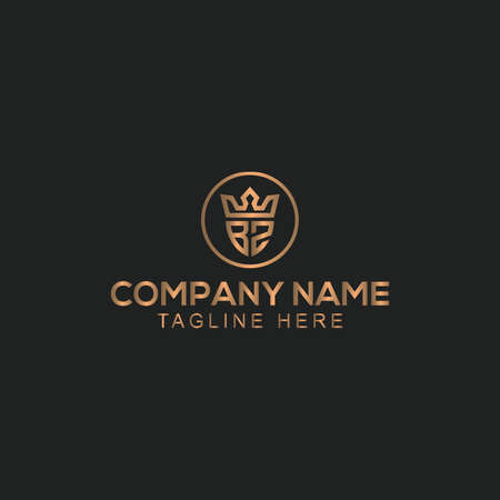 luxury wedding gemstone gold jewelry jewellery logo designのイラスト素材