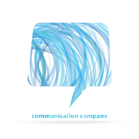 Communication company isolated on white backgroundのイラスト素材