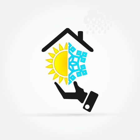 Real estate economy business offeringのイラスト素材